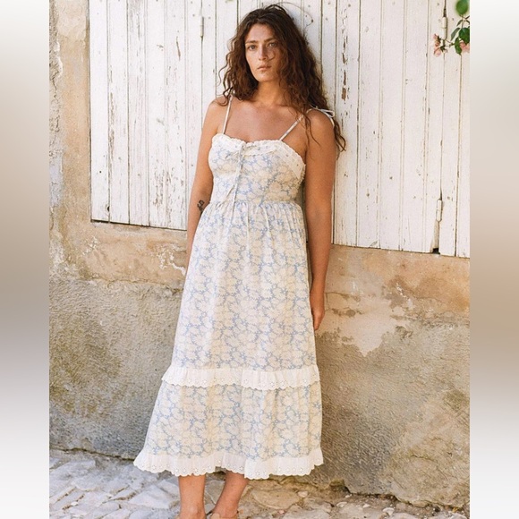 Christy Dawn, Emma, blue calendula, Small - Picture 8 of 11